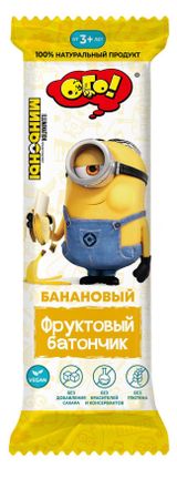 Изображение товара Батончик фруктовый «ОГО!» банановый для детского питания, 25 г