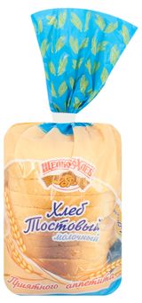 Изображение товара Хлеб «Щелковохлеб» Тостовый молочный нарезка, 240 г