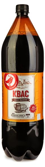 Изображение товара Квас АШАН Красная птица живого брожения, 2 л