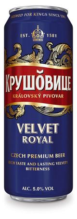 Изображение товара Пиво «Крушовице» Вельвет светлое фильтрованное, 430 мл