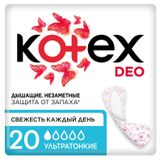 Изображение товара Прокладки ежедневные Kotex Deo Ультратонкие, 20 шт