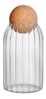 Изображение товара Банка Atmosphere of Art стеклянная с пробковой крышкой Eco Style, 800 мл