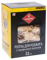 Изображение товара Роллы для розжига FORESTER парафиновые, 32 шт