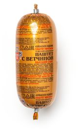 Изображение товара Паштет из свиной печени «Велес» с ветчиной охлажденный, 200 г