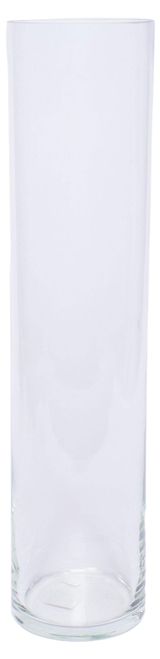 Изображение товара Ваза-цилиндр «ЭВИС» Иберетта стеклянная прозрачная Ø12x50 см
