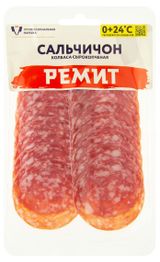 Изображение товара Колбаса сырокопченая «Ремит» Сальчичон нарезка, 70 г