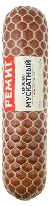 Изображение товара Колбаса варено-копченая Сервелат «Ремит» Мускатный, ~ 0,7 кг