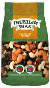Изображение товара Коктейль «Твердый знак» сладкий орехи изюм, 250 г