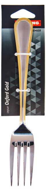 Изображение товара Вилка столовая Remiling Oxford Gold, 20 см