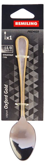 Изображение товара Ложка чайная Remiling Oxford Gold, 10 см