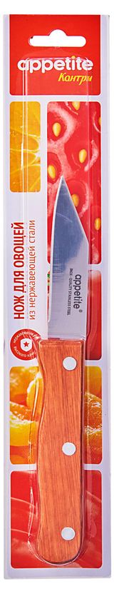 Изображение товара Нож для чистки овощей Appetite Кантри, 7 см