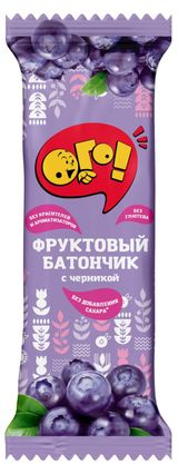 Изображение товара Батончик фруктовый «ОГО!» черника, 30 г