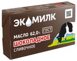 Изображение товара Масло шоколадное сливочное сладкое «Экомилк» брикет 62,0% ГОСТ, 180 г