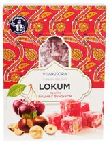 Изображение товара Лукум Vkusnotoria с фундуком и вкусом вишни, 250 г