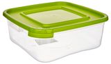 Изображение товара Контейнер для СВЧ «Полимербыт» Каскад квадратный, 0,7 л