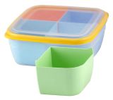 Изображение товара Контейнер-менажница для СВЧ «Полимербыт» квадратный, 2,2 л