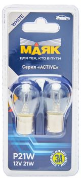 Изображение товара Лампа «Маяк» A 12-21 BA15s Active, 2 шт
