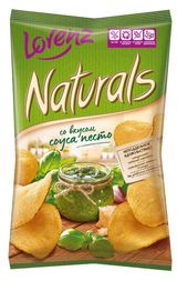 Изображение товара Чипсы картофельные Naturals cо вкусом соуса песто, 100 г