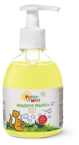 Изображение товара Мыло жидкое детское «Две линии» Рики Тики Клубника-банан, 300 мл