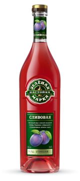 Изображение товара Настойка «ЗЕЛЁНАЯ МАРКА» Сливовая Россия, 0,5 л