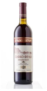 Изображение товара Вино «Крымвинторг» Пино-Фран красное полусладкое Россия, 0,75 л