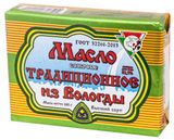 Изображение товара Масло сливочное «Из Вологды» Традиционное 82,5% БЗМЖ, 180 г