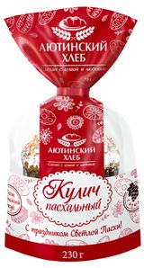 Изображение товара Кулич Пасхальный «Аютинский Хлеб» с изюмом, 230 г