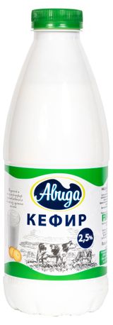 Изображение товара Кефир «Авида» 2,5%, 900 г