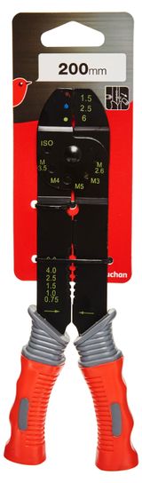 Изображение товара Клещи для зачистки и обжима проводов АШАН Красная птица, 20 см