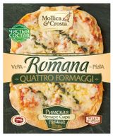 Изображение товара Пицца Римская Mollica&Crosta 4 сыра замороженная, 330 г