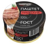 Изображение товара Паштет печеночный «ГЛАВПРОДУКТ» Пражский, 100 г