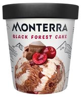 Изображение товара Мороженое сливочное Monterra Шоколадно-вишневый торт, 480 мл