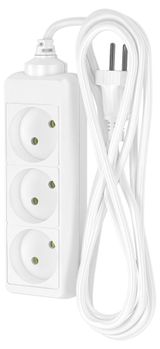 Изображение товара Удлинитель сетевой «Фотон» 3 розетки 3 м белый