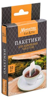 Изображение товара Пакетики для заваривания чая и трав Marmiton на завязках 50 шт, 6х8 см