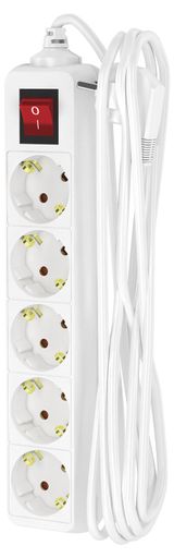 Изображение товара Удлинитель сетевой «Фотон» 5 розеток 3 м белый