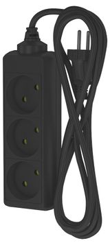 Изображение товара Удлинитель сетевой «Фотон» 3 розетки 2 м черный
