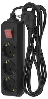 Изображение товара Удлинитель сетевой «Фотон» 3 розетки 5 м черный