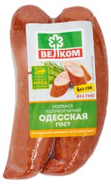 Изображение товара Колбаса полукопченая «Велком» Одесская, 360 г