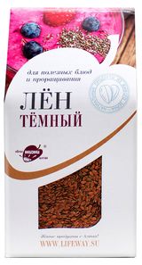 Изображение товара Лен «Образ жизни Алтая» темный, 500 г