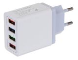 Изображение товара Сетевое зарядное устройство mObility NT-14 4xUSB 3A белое