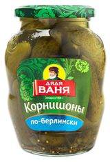 Изображение товара Корнишоны «Дядя Ваня» По Берлински маринованные, 350 г