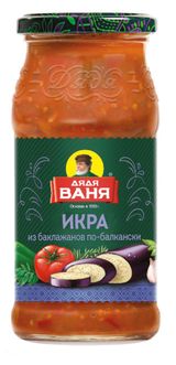 Изображение товара Икра баклажанная «Дядя Ваня» по-Балкански, 460 г