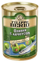 Изображение товара Оливки Filippo Berio с анчоусом Испания, 300 г