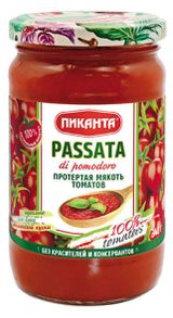 Изображение товара Протертая мякоть томатов Пиканта Passata di Pomodoro, 340 г