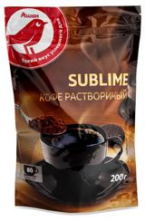 Изображение товара Кофе растворимый АШАН Красная птица сублимированный, 200 г