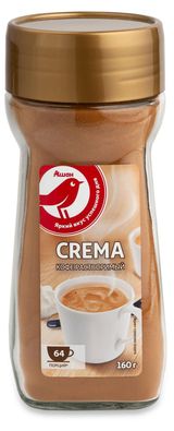 Изображение товара Кофе растворимый АШАН Красная птица Crema, 160 г