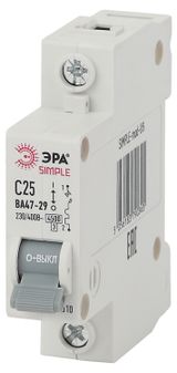 Изображение товара Выключатель автоматический «ЭРА» 1P 25А (C) 4,5кА
