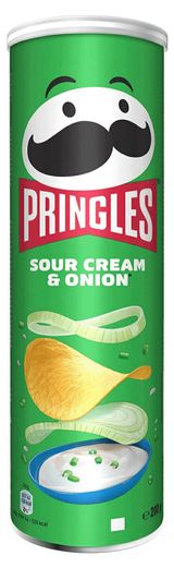 Изображение товара Чипсы картофельные Pringles Сметана и лук, 165 г