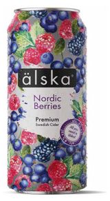 Изображение товара Сидр Alska Nordic Berries со вкусом лесных ягод, 440 мл