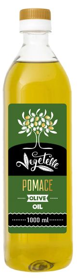 Изображение товара Масло оливковое Vegetelle рафинированное с добавлением нерафинированного, 1 л